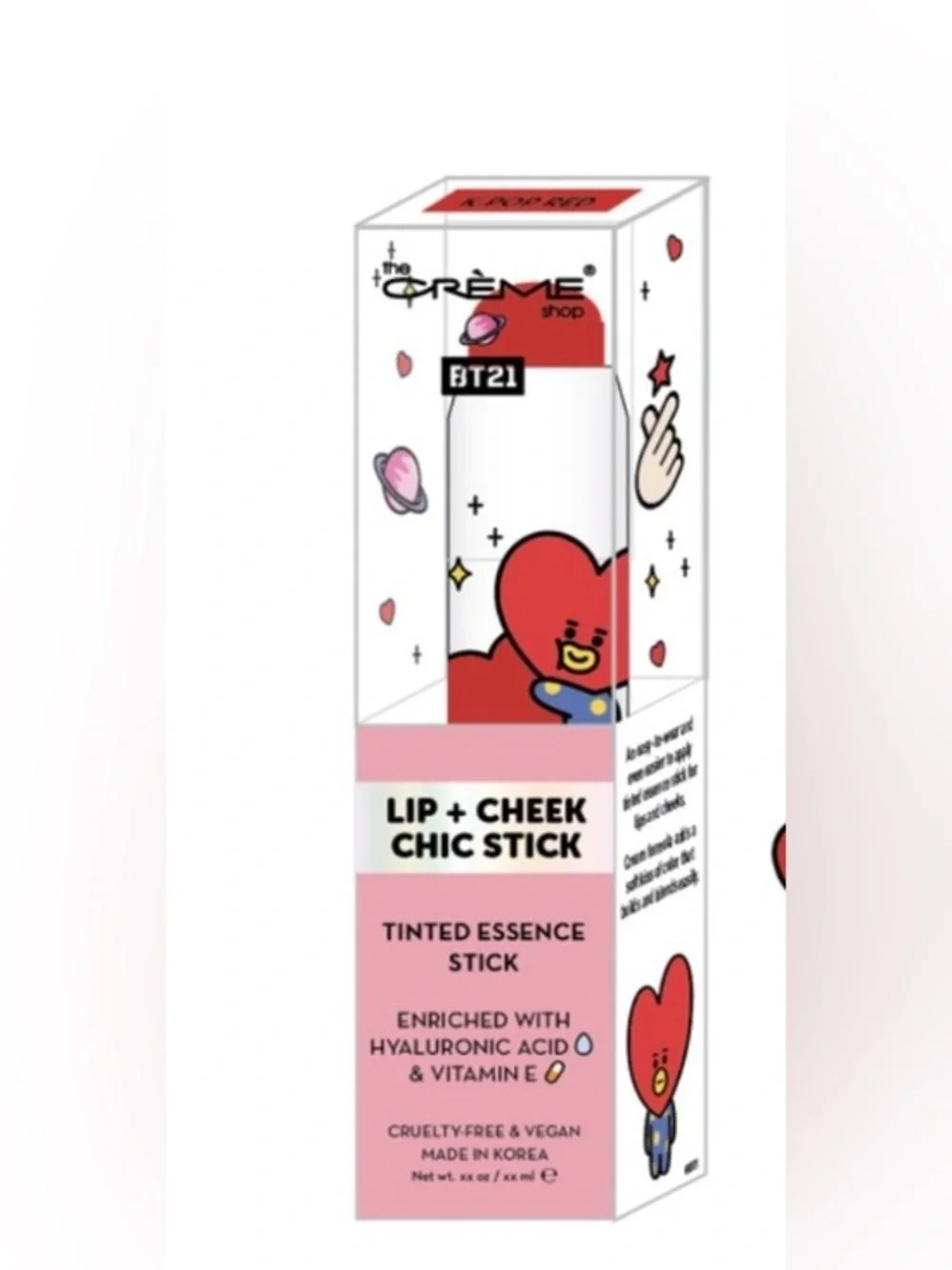 The Crème Shop K-POP RED Lip + Cheek Chic Stick - Pink